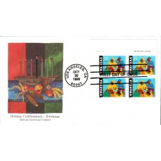 #3368 Kwanzaa Plate Edken FDC