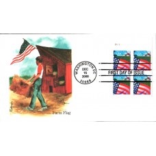 #3449 Flag Over Farm Plate Edken FDC