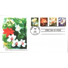 #3478-81 Four Flowers Edken FDC