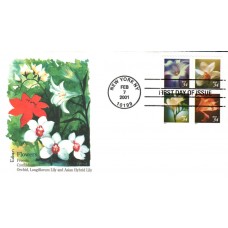 #3487-90 Four Flowers Edken FDC