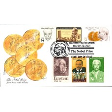 #3504 Nobel Prize Combo Edken FDC