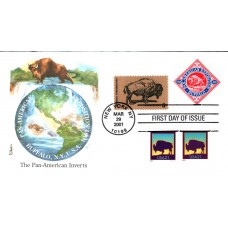 #3505d American Buffalo Combo Edken FDC