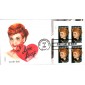 #3523 Lucille Ball Plate Edken FDC