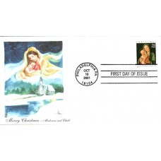 #3536 Madonna and Child Edken FDC