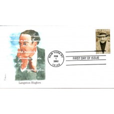 #3557 Langston Hughes Edken FDC