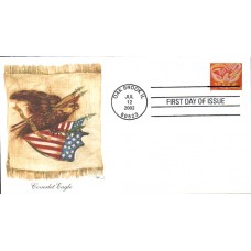 #3646 Coverlet Eagle Edken FDC