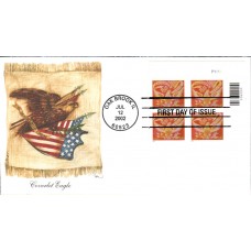 #3646 Coverlet Eagle Plate Edken FDC