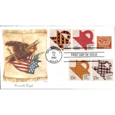 #3646 Coverlet Eagle Combo Edken FDC