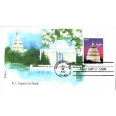 #3648 US Capitol Dome Plate Edken FDC