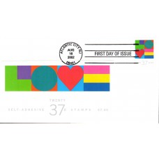 #3657 Love - Heart Edken FDC