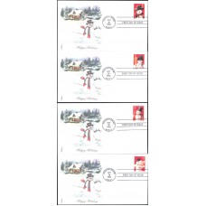 #3676-79 Snowmen Edken FDC Set