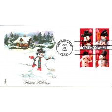 #3684-87 Snowmen Edken FDC