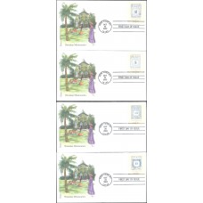 #3694 Hawaiian Missionaries Edken FDC Set