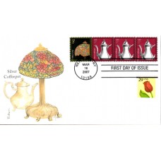 #3749//54 Tiffany Lamp- Coffeepot Edken FDC