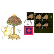 #3749 Tiffany Lamp Plate Edken FDC