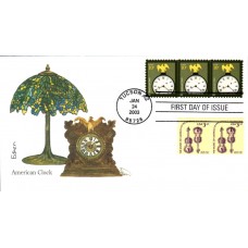 #3757 American Clock Edken FDC