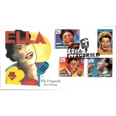 #4120 Ella Fitzgerald Combo Edken FDC