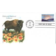 #4121 Oklahoma Statehood Edken FDC