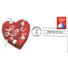 #4122 Love and Kisses Edken FDC