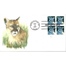 #4139 Florida Panther Plate Edken FDC