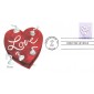 #4151 Love - Silver Heart Edken FDC