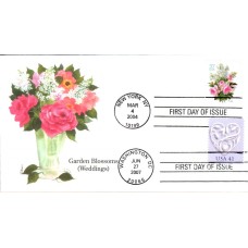 #4151 Love - Silver Heart Dual Edken FDC