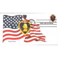 #4164 Purple Heart Edken FDC