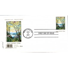 #4165 Louis Comfort Tiffany Edken FDC