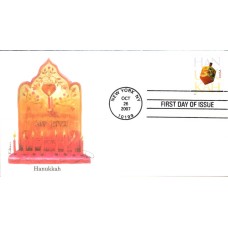 #4219 Hanukkah - Dreidel Edken FDC