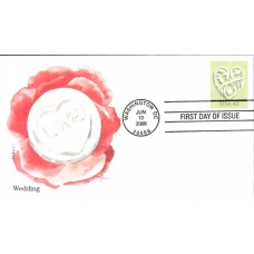 #4271 Wedding Hearts Edken FDC