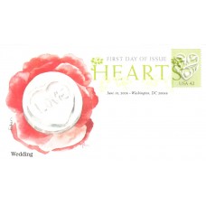 #4271 Wedding Hearts Edken FDC