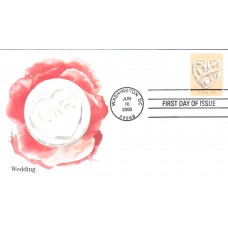 #4272 Wedding Hearts Edken FDC