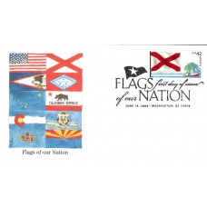 #4274 FOON: Alabama Flag Edken FDC