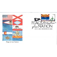 #4277 FOON: Arizona Flag Edken FDC