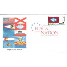 #4278 FOON: Arkansas Flag Edken FDC