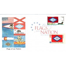 #4278 FOON: Arkansas Flag Combo Edken FDC