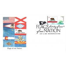 #4279 FOON: California Flag Edken FDC