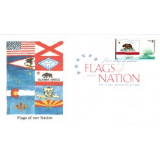 #4279 FOON: California Flag Edken FDC