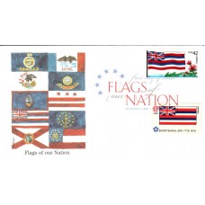 #4287 FOON: Hawaii Flag Combo Edken FDC