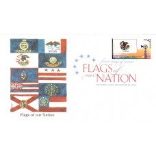 #4289 FOON: Illinois Flag Edken FDC