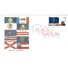 #4290 FOON: Indiana Flag Edken FDC