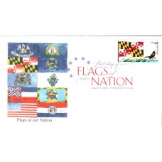 #4296 FOON: Maryland Flag Edken FDC