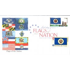 #4299 FOON: Minnesota Flag Combo Edken FDC