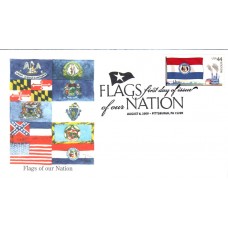 #4301 FOON: Missouri Flag Edken FDC