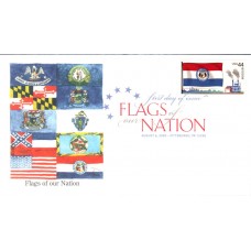 #4301 FOON: Missouri Flag Edken FDC