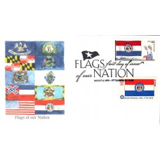 #4301 FOON: Missouri Flag Combo Edken FDC