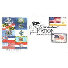 #4302 FOON: US Flag Combo Edken FDC