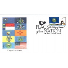 #4307 FOON: New Hampshire Flag Edken FDC