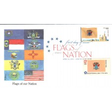 #4308 FOON: New Jersey Flag Combo Edken FDC