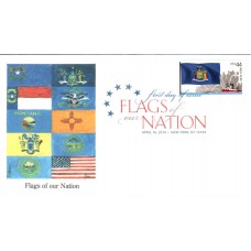 #4310 FOON: New York Flag Edken FDC